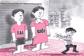 Khoe con... mất bạn