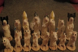 Độc đáo bàn cờ làm bằng... chuột