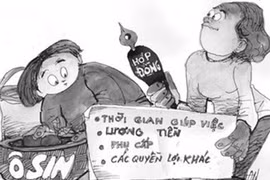 Dở khóc dở cười với ô sin ngoại