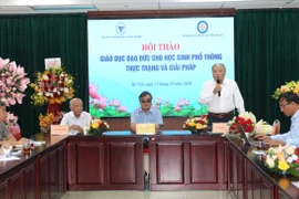 Học sinh được giáo dục đạo đức sẽ biết cách ứng xử đúng mực