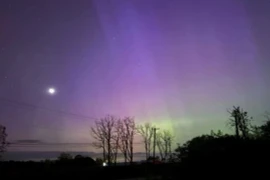 Bão Mặt trời cực đại gây cực quang đầy màu sắc 