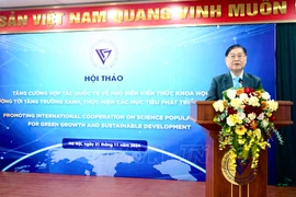 Tăng cường phổ biến kiến thức khoa học hướng tới tăng trưởng xanh