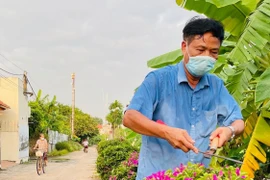 Bí thư thôn Trần Quang Huy: “Hô biến” đường có hoa, nhà có số