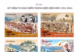Phát hành bộ tem đặc biệt kỷ niệm 70 năm Chiến thắng Điện Biên Phủ