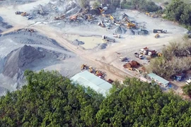 Khai thác đá trái phép, Bình Phước phạt công ty Rạng Đông 154 triệu đồng