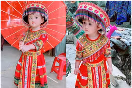 Em bé SaPa xinh như gái Tây khiến dân mạng muốn “đặt gạch” xin con dâu