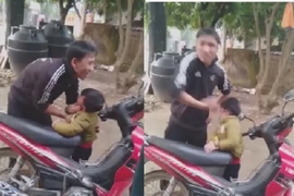 Tát bôm bốp vào mặt con trai 5 tuổi vì… cãi nhau với vợ cũ