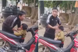 Tát bôm bốp vào mặt con trai 5 tuổi vì… cãi nhau với vợ cũ