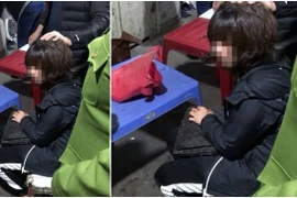 Cảnh sát thu giữ nhiều tang vật vụ nổ súng cướp tiền ở chợ Long Biên