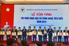 VUSTA long trọng vinh danh 112 trí thức khoa học tiêu biểu năm 2019
