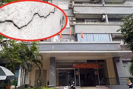 Phát hoảng vết “lạ” trên tòa chung cư bị cháy ở KĐT Mỹ Đình