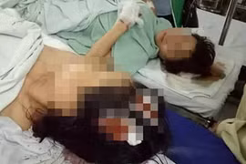 Mâu thuẫn đất đai, thanh niên chém mẹ và em gái nhập viện