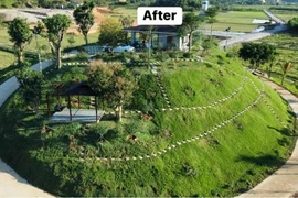 Cải tạo khu đất hoang trên đồi thành ngôi nhà nghỉ dưỡng cực mê