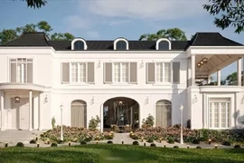 Mê mẩn với căn biệt thự như lâu đài của "Táo bà" Vân Dung