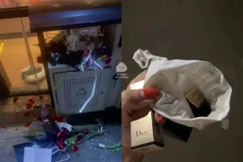 Hậu Valentine, nhặt hoa ở thùng rác, cô gái vớ được hàng hiệu 