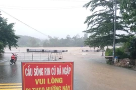 Hàng loạt quốc lộ ở Quảng Nam, Quảng Ngãi ngập sâu do mưa lớn