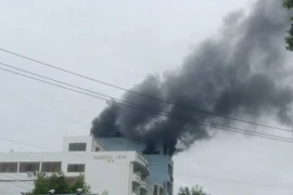 Cháy khách sạn 8 tầng ở thành phố Phan Thiết