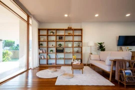 Nhà cấp bốn ở quê thiết kế mở với hệ cửa tròn độc đáo