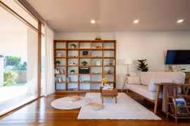 Nhà cấp bốn ở quê thiết kế mở với hệ cửa tròn độc đáo