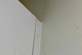 Hàng trăm căn hộ chung cư nứt tường nghi do rung chấn động đất