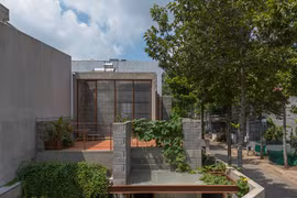 Độc đáo ngôi nhà không sơn trát như một hệ sinh thái nhỏ