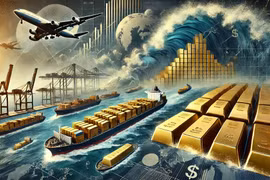 Hàng nghìn tấn vàng được vận chuyển từ London đến New York