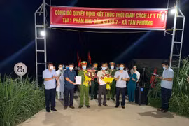 Phú Thọ: Chính thức dỡ phong toả ở xã Tân Phương 