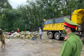 Huế: Công ty cao su Huy Anh xả thải trái phép ra môi trường