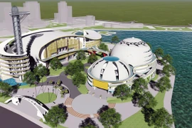 Toàn cảnh công trường dự án xây mới Cung Thiếu nhi Hà Nội