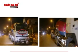 Hà Nội: Xe bồn chở bê tông “náo loạn” phố phường Hà Nội