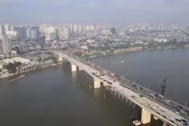 Hà Nội: Toàn cảnh hợp long cầu Vĩnh Tuy 2 