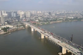 Hà Nội: Toàn cảnh hợp long cầu Vĩnh Tuy 2 