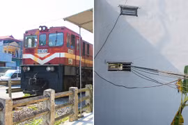 Hà Nội: Xây nhà trùm lên dây tín hiệu đường sắt Bắc Nam