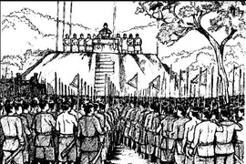 Nhân vật nào của nghĩa quân Lam Sơn được phong là Thần dược Thánh mẫu?