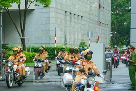 Công an TPHCM ra quân đảm bảo an toàn giao thông dịp lễ 30/4