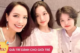 Thúy Hạnh 'tụt hạng nhan sắc' trước 2 ái nữ trổ mã xinh đẹp