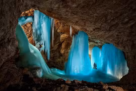 “Thế giới của những người khổng lồ băng” ẩn mình trên dãy Alps