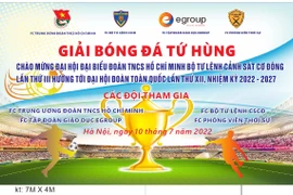 Đoàn TNCS HCM Bộ Tư lệnh CSCĐ tổ chức Giải bóng đá chào mừng Đại hội Đoàn lần thứ III