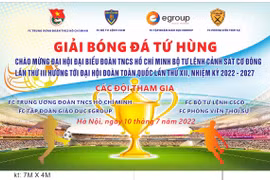 Đoàn TNCS HCM Bộ Tư lệnh CSCĐ tổ chức Giải bóng đá chào mừng Đại hội Đoàn lần thứ III