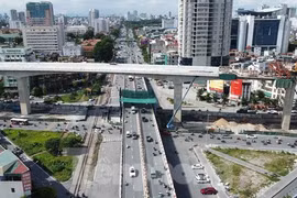 Vành đai 2 trên cao có tiến độ thông xe kỹ thuật vào cuối năm nay