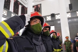 Cùng xem lại những hình ảnh cảm động trong tang lễ 3 chiến sĩ Cảnh sát PCCC 