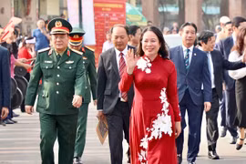 Quyền Chủ tịch nước Võ Thị Ánh Xuân dự “Ngày hội Sắc xuân trên mọi miền Tổ quốc“
