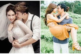 Loạt ảnh Hương Giang tình tứ bên “phi công” kém 3 tuổi Đình Tú