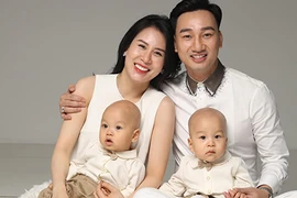 Vợ đẹp, con xinh của “Táo Y tế” Thành Trung