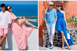 Thời trang ăn ý đẹp gây mê của cặp đôi Lý Hải - Minh Hà