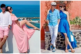 Thời trang ăn ý đẹp gây mê của cặp đôi Lý Hải - Minh Hà