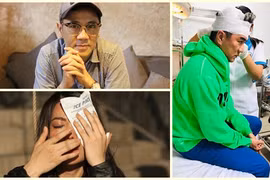 Thành Lộc gãy xương, loạt sao gặp tai nạn trên sân khấu, phim trường