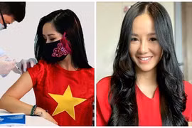 Diva Hồng Nhung tiêm vắc xin của Việt Nam Nano Covax