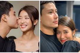 Khả Ngân tình bể bình bên Thanh Sơn trong tiệc đóng máy 