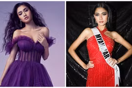 Nhan sắc Hoa hậu Hoàn vũ Myanmar lo bị truy nã hậu Miss Universe